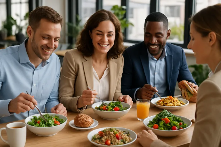 Dagelijkse lunches voor een productieve werkdag